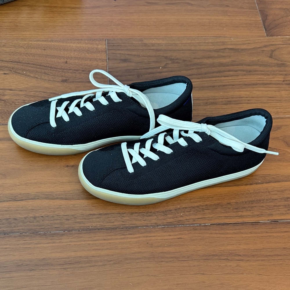 Rothy's Black and White Athletic Sneakers